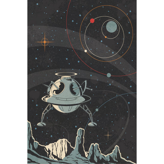 Queen Kerosin Blechschild - Outta Space