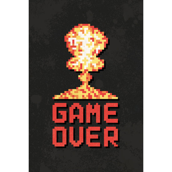 Queen Kerosin Blechschild - Game Over
