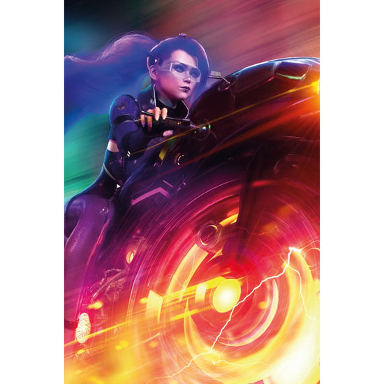 Queen Kerosin Blechschild - Glowing Girl