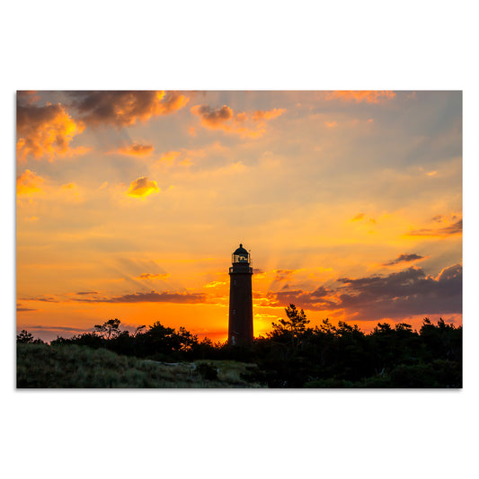 Leuchtturm bei Sonnenaufgang von Torsten Reuter