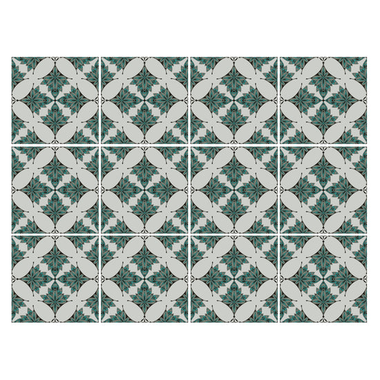 Queen Kerosin Stickerfliesen - Nele 12er-Set