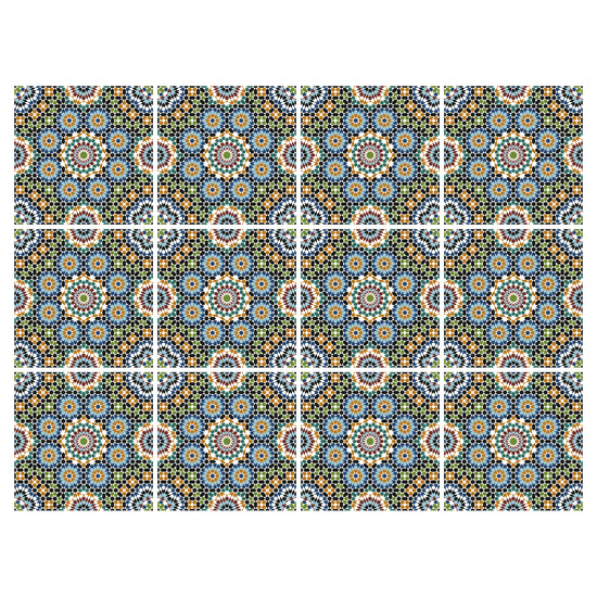 Queen Kerosin Stickerfliesen - Leeq 12er-Set