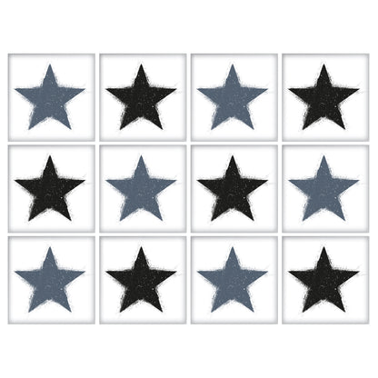 Stickerfliesen - Stars 12er-Set