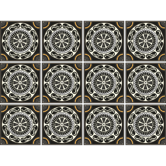 Queen Kerosin Stickerfliesen - Ines 12er-Set