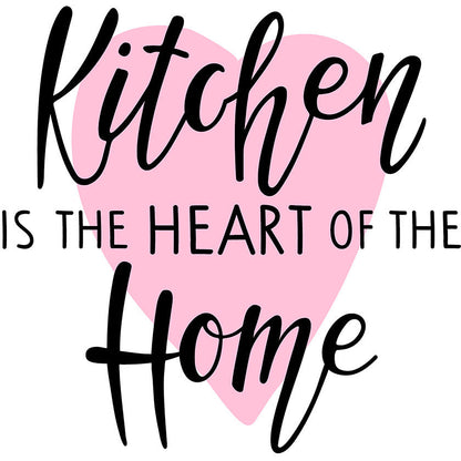 Spritzschutz - Kitchen is the Heart of the Home