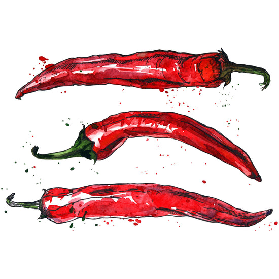 Queen Kerosin Spritzschutz - Chillies