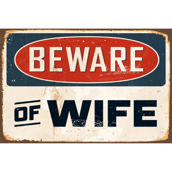 Queen Kerosin Spritzschutz - Beware of Wife