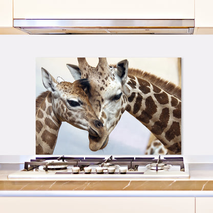 Spritzschutz - Two Giraffes Wohnbeispiel