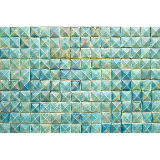 Spritzschutz - Blue Tile