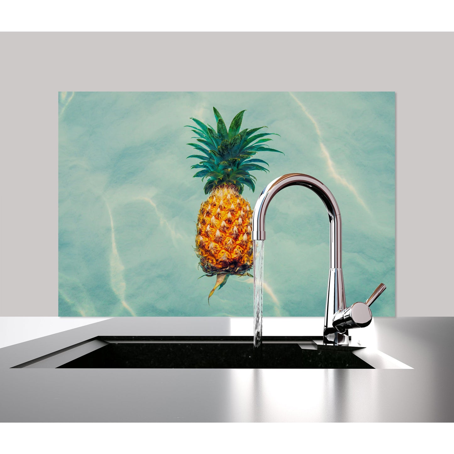 Spritzschutz - Pineapple Swims Wohnbeispiel