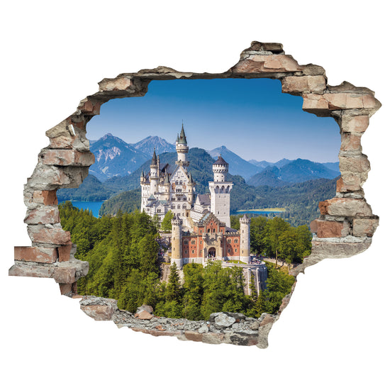 Queen Kerosin 3D Wandtattoo - Schloss Neuschwanstein