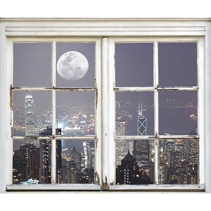 3D-Effekt - City in the Moonlight